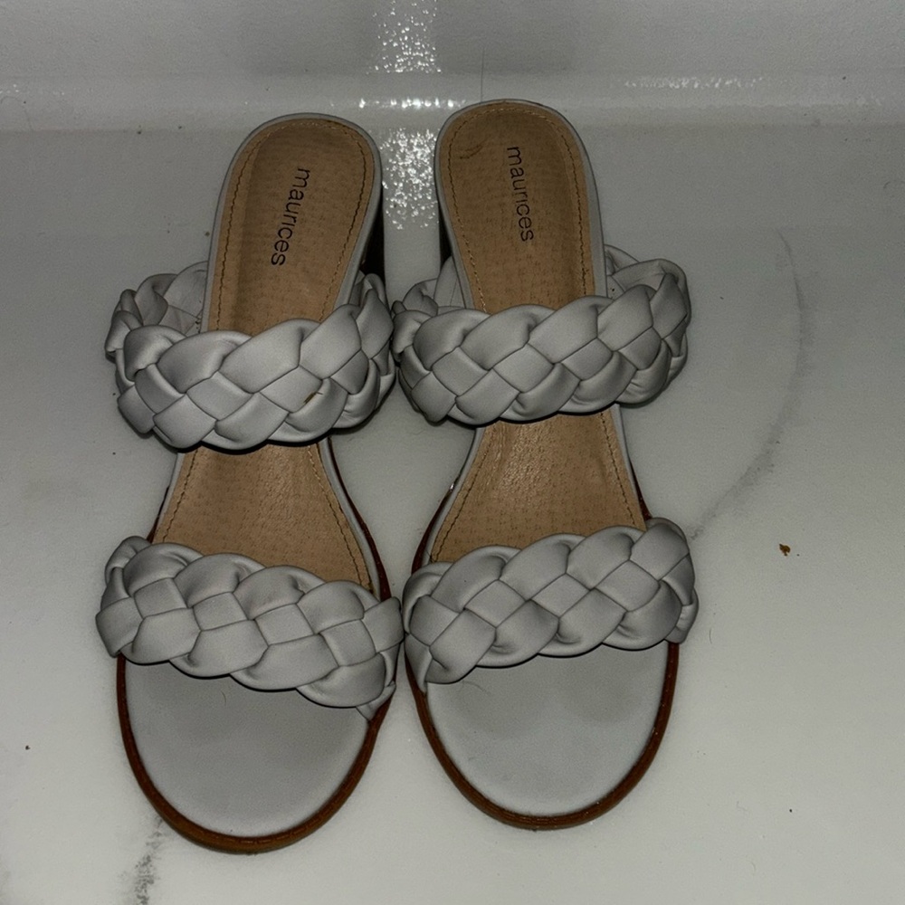 Great condition heels with braid straps